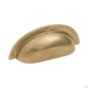 Bowl Shell Furniture Handle 3922 64 Brushed Gold