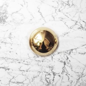 Furniture Knob ODETE (L) Polished and Lacquered Brass