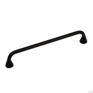 Elongated furniture handle Bella Metal matt black