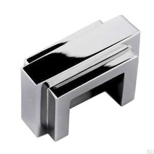 Art Deco 10 oblong furniture handle Brass, nickel-plated