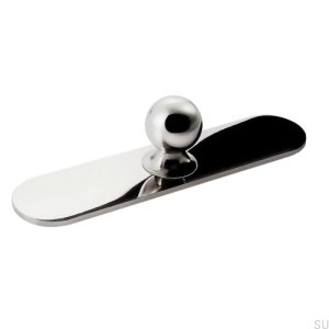 Art Deco 11 furniture knob Chrome-plated brass