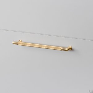 Furniture handle Pull Bar Linear Medium 225 Brass Gold