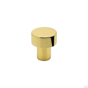 Furniture Knob Mood 20 Polished and Lacquered Brass