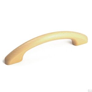 Elongated furniture handle 1054 Wooden Birch