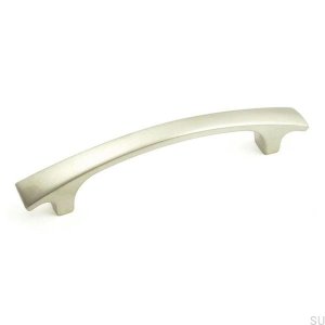 Elongated furniture handle 1301 128 Brushed nickel