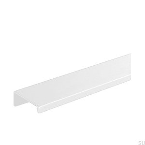 Edge furniture handle Slim 2x96 Metal White
