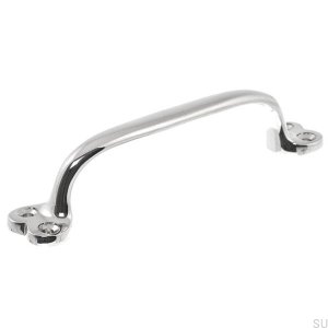Elongated furniture handle 5848 Polished nickel