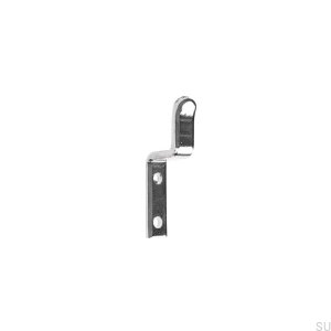 Handle with a catch for a window 5143 20 Polished nickel