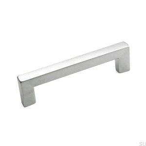 Elongated furniture handle 7471 128 Brushed chrome