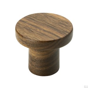 Circum-48 furniture knob, wooden, walnut