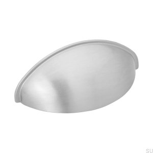 Shell Furniture Handle 2532 64 Brushed silver