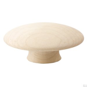 Furniture knob Mushroom-65 Wooden birch
