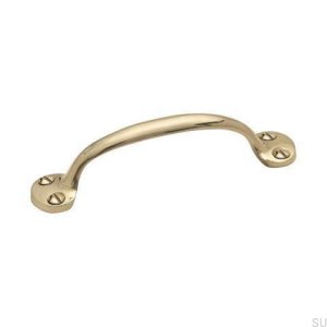 Long furniture handle 1690 101 Polished brass