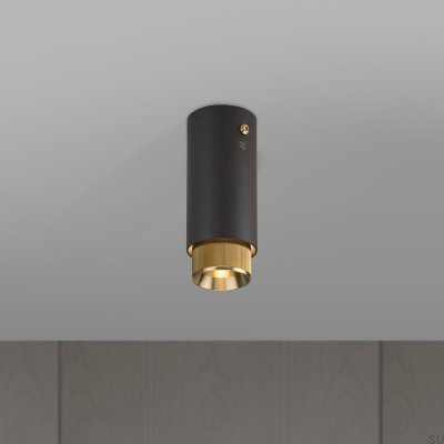 Exhaust Surface Lamp Graphite with brass