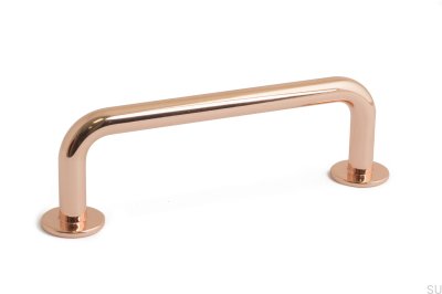 Bella 96 oblong furniture handle Polished copper (2 pieces)