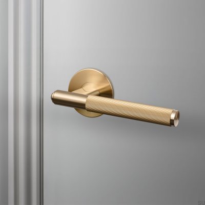 One-sided Linear Fixed Brass door handle