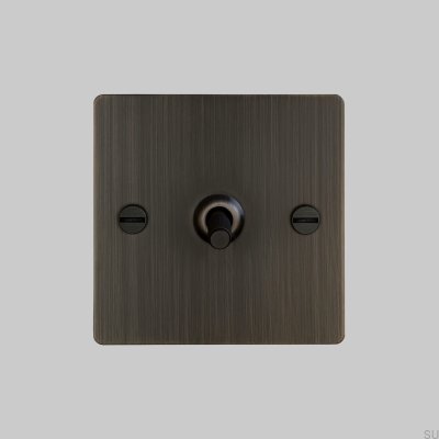 Single Switch 1G Burnt Bronze [El344] English standard