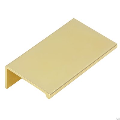 Furniture edge handle 2446 48 Polished gold