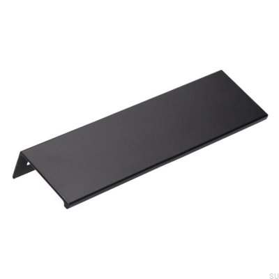 Furniture edge handle 2446 128 Metal Black Mat