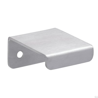 Furniture edge handle 2372 16 Brushed Stainless Steel