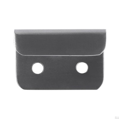 Furniture edge handle 2372 16 Anthracite Stainless steel