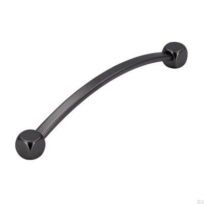 Elongated furniture handle 2388 96 Anthracite Brushed