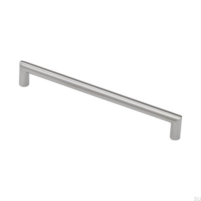 Oblong furniture handle Standard 12 192 Stainless steel