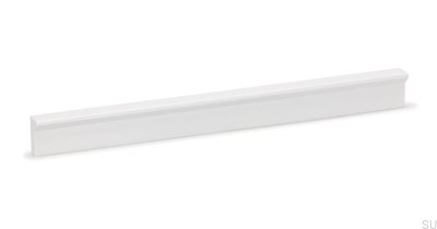 Uchwyt meblowy podłużny Angle 100 Aluminiowy Biały Mat