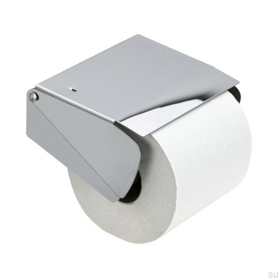 Solid Toilet Paper Holder Polished Chrome