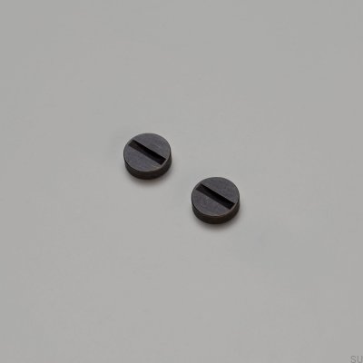 Decorative Screw Cover Coin Caps Detail Kit Roasted Bronze (2 pieces)