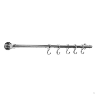 Kitchen hanger (set) 595 with 5 hooks Stainless steel