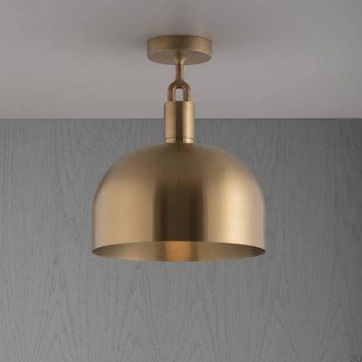 Forked Ceiling Shade Large Brass Ceiling Lamp