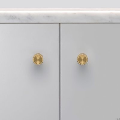 Furniture knobs Cast Brass (set)
