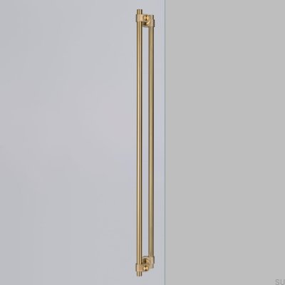 Double-sided furniture handle Closet Bar Cast 725 Brass