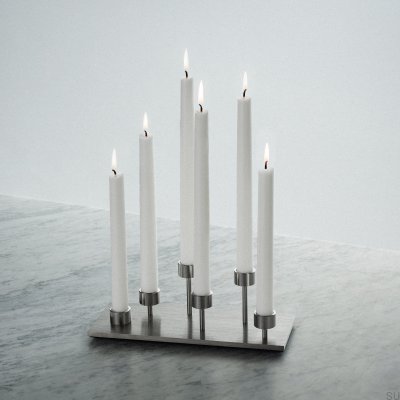 Candlestick - Steel Candelabra
