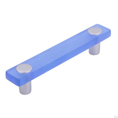 Elongated furniture handle SM8119I 96 Plastic Blue