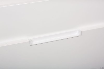 Hide 180 recessed furniture handle Metal white