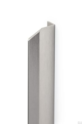 Vann 1200 edge furniture handle, Silver Brushed aluminum