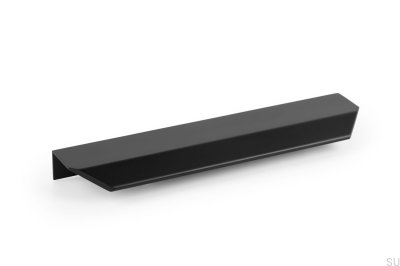 Furniture edge furniture handle Vann 200 Aluminum Black