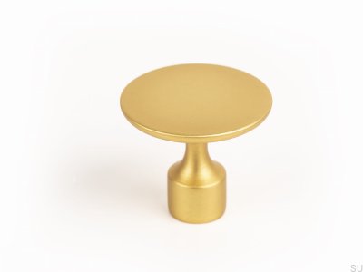 Furniture knob Floid, brushed gold