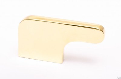 Furniture handle Soft Cut 55 Polished Brass Unpainted