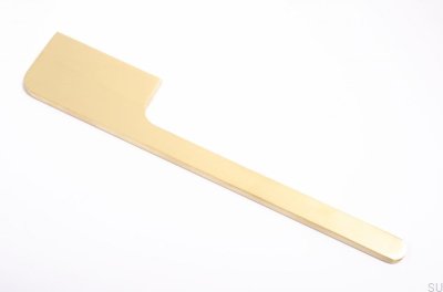 Furniture handle Soft Cut 200 Gold Brass Brushed Unpainted
