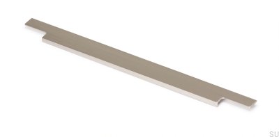 Linear 297 Aluminum Silver edge furniture handle