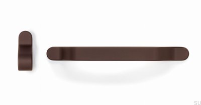 Elongated furniture handle Belt 160 Metal Brown