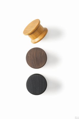 Furniture knob OH! Wooden Black Ash