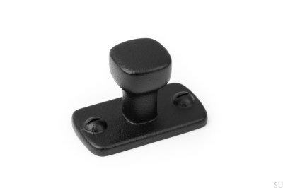 Furniture knob with washer Firm Metal Black