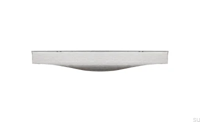 Edge furniture handle Noma 0255 256 Aluminum Silver Brushed