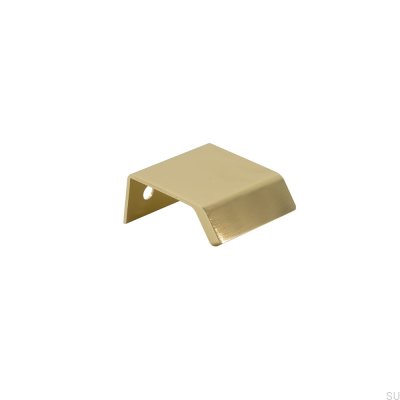 Side 40 Aluminum Gold Brushed edge furniture handle