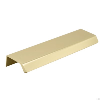 Edge furniture handle Side 160 Aluminum Gold Brushed
