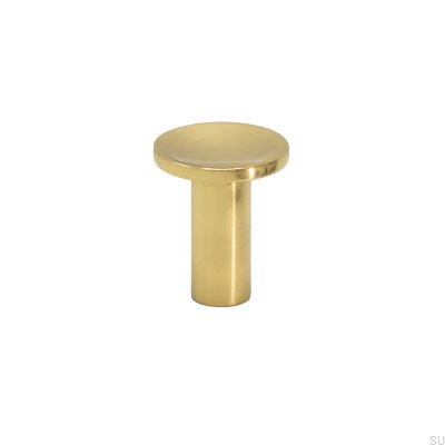 Furniture knob Sture 18 Brass Polished Lacquered